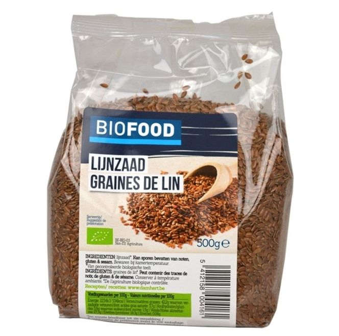 Biofood graines de lin  500g - Bio