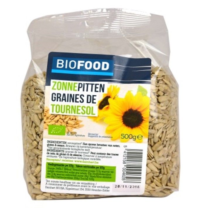 Biofood graines de tournesol - 500g - Bio