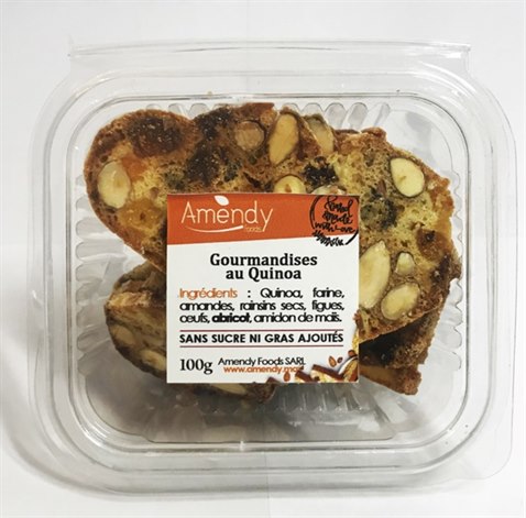 Gourmandises de Quinoa aux Abricots, 100g