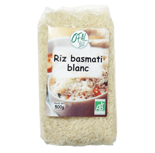 Riz Basmati Blanc - 500g - Bio