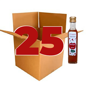 Carton de 25 bouteilles de Vinaigre de Cidre de Pommes