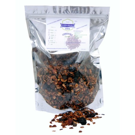 Céréales granola chocolat canneberges - 300g