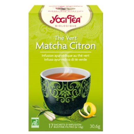 Yogi Tea matcha citron - 17 sachets - Bio