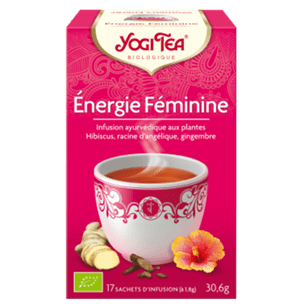 Infusion énergie féminine Yogi tea  - 17 sachets - Bio