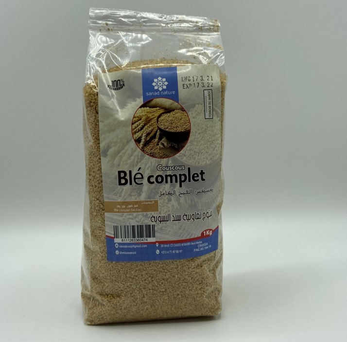Couscous blé complet-1Kg