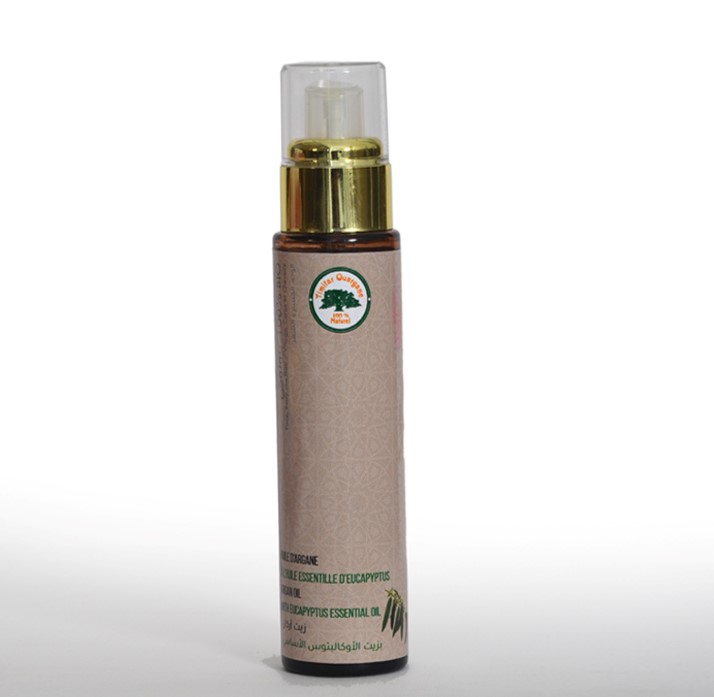 Huile d'Argan BIO parfumé à l'huile essentielle Eucalyptus-50ml