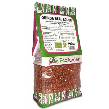Quinoa real rouge - 500g - Bio