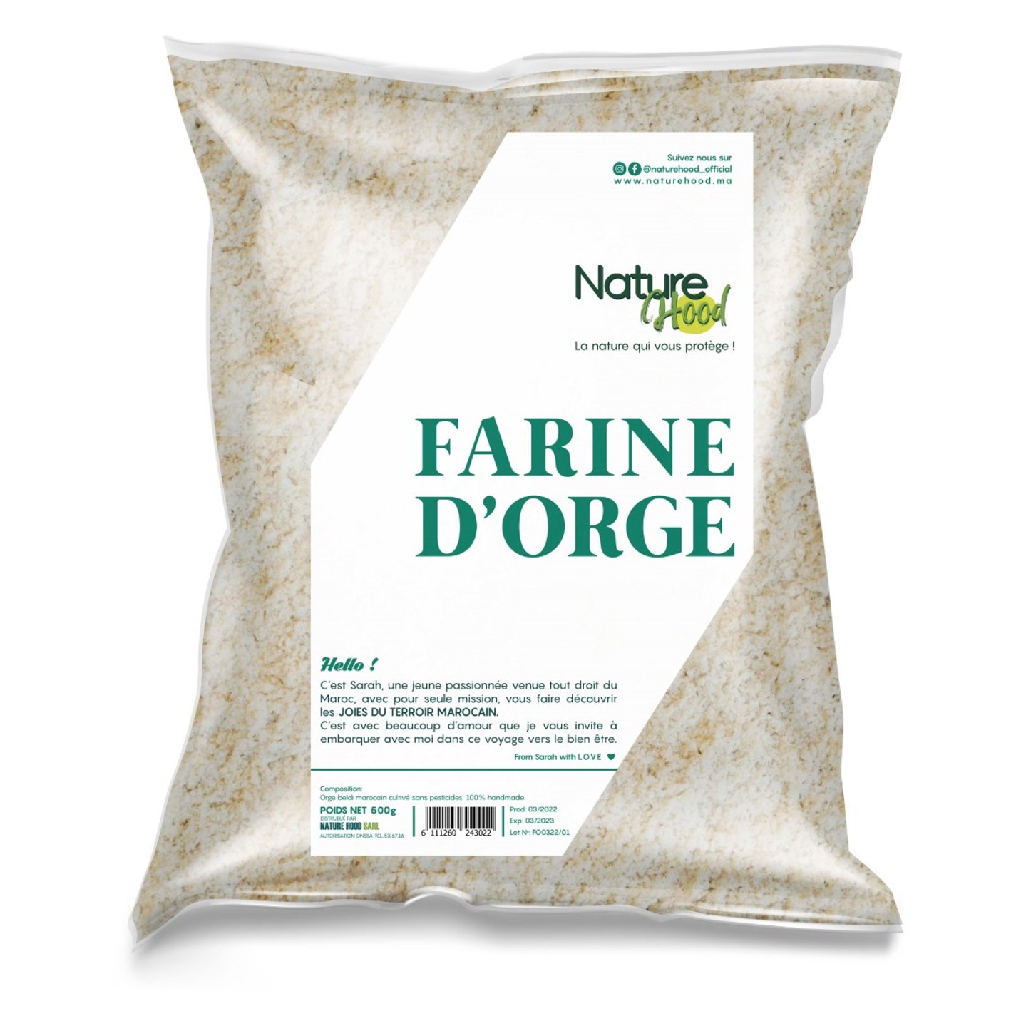 Farine D’orge - 500g